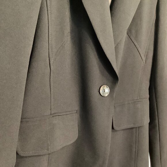 Harve Benard Women’s Blazer Black Size 6P Petite Classic Career Jacket - Picture 4 of 10
